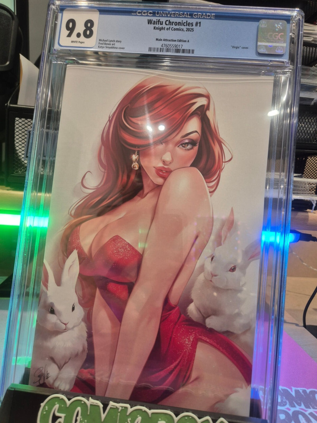 Waifu Chronicles #1, CGC 9.8, Jessica Rabbit, Main Attraction Virgin Cosplay