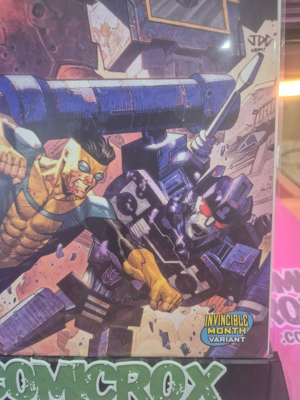 Transformers #30, 2026, Josh Cassara Invincible Team-Up Variant, NM+