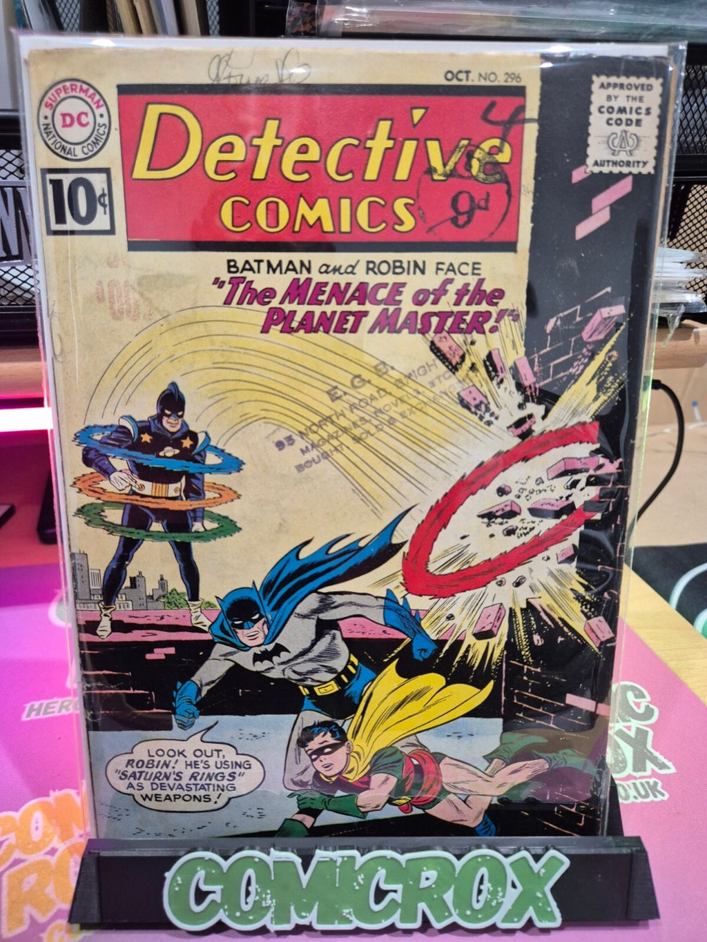 Detective Comics #296, 1961, 1st Planet Master, 1st Edward Burke, G/VG