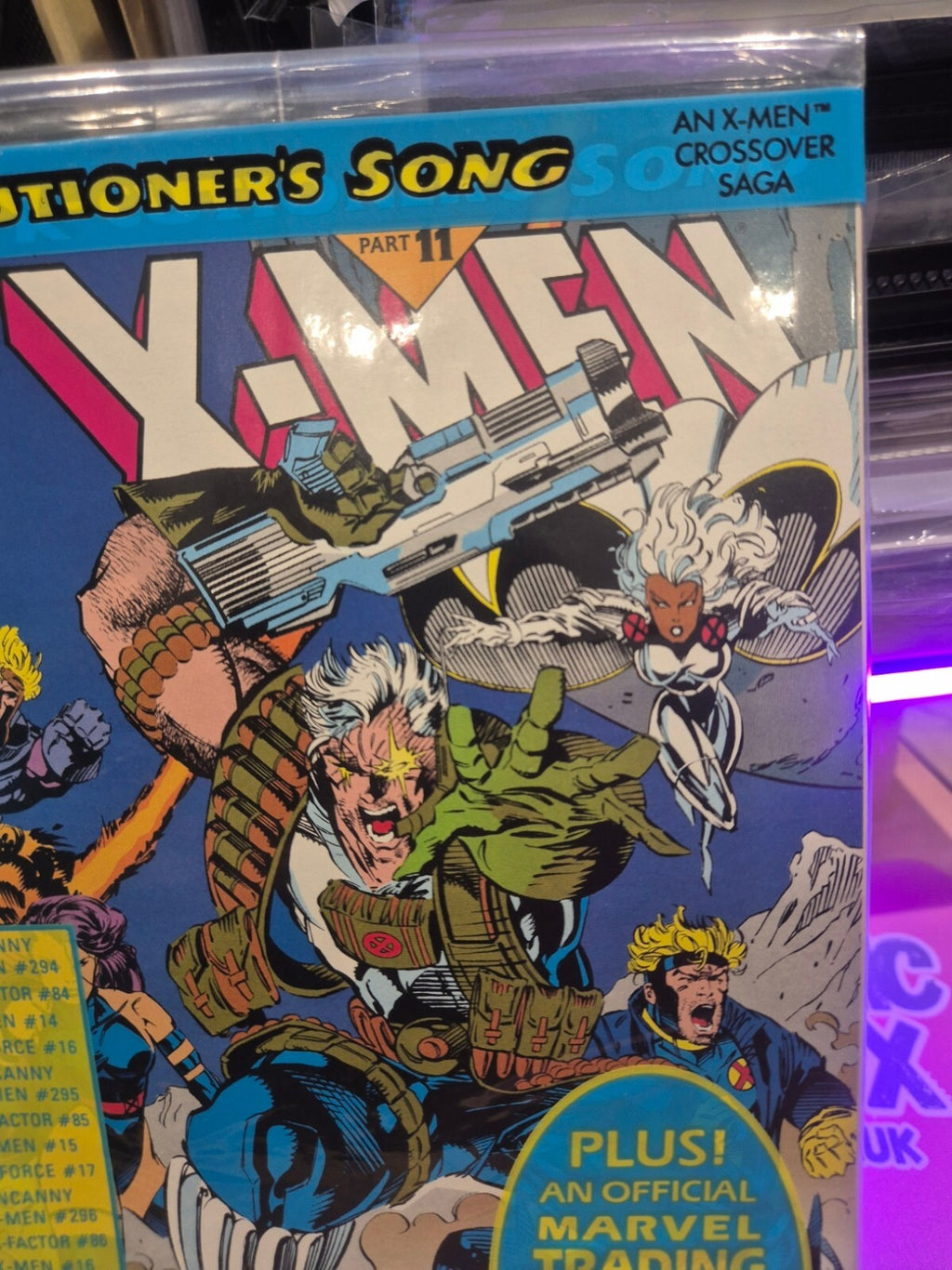 X-Men #16, 1993, X-Cutioners Song, Unopened Polybag with Trading Card, NM