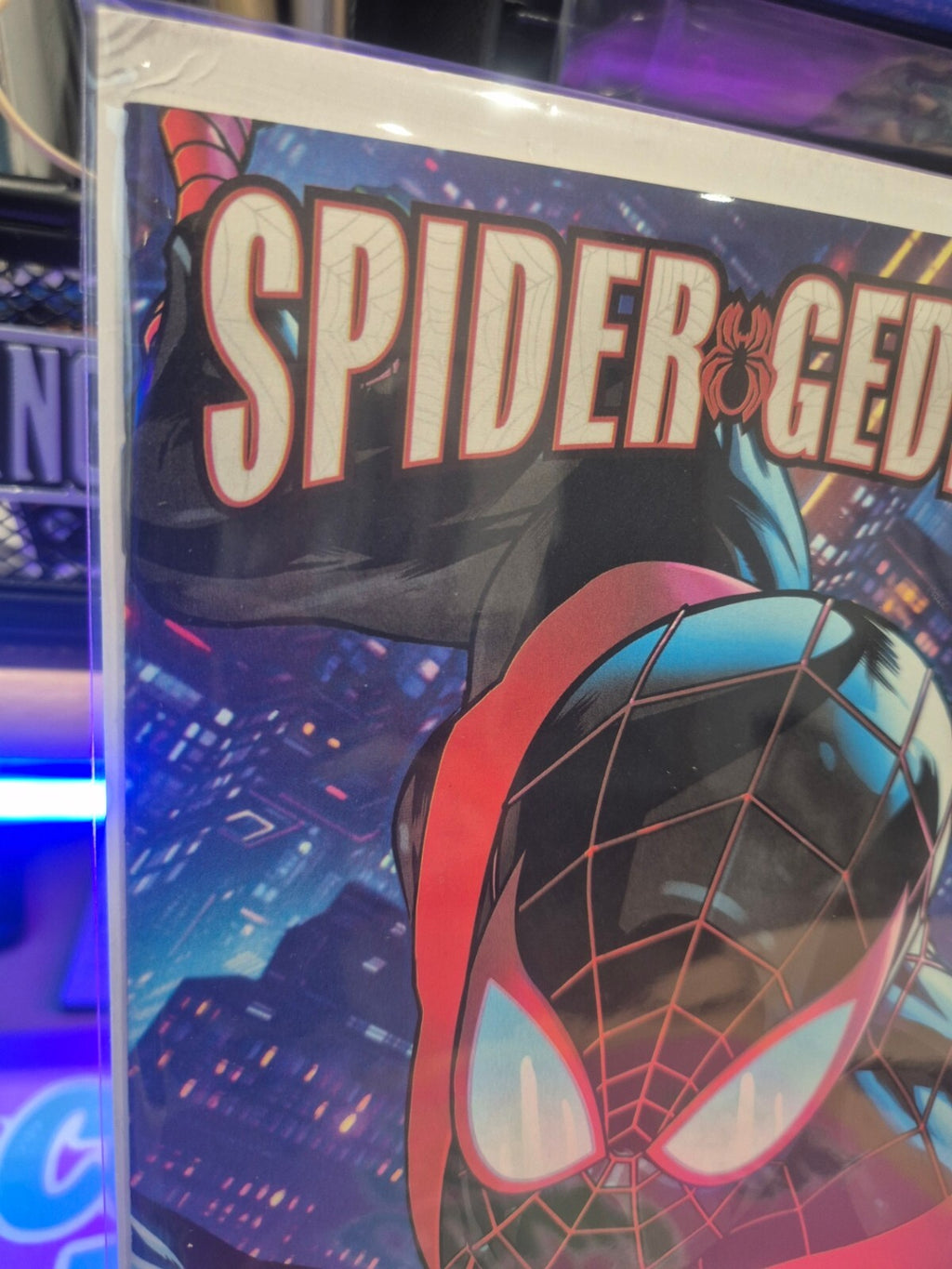 Spider-Geddon #1, 2018, Miles Morales Spider-Man Variant Cover, Key, NM+