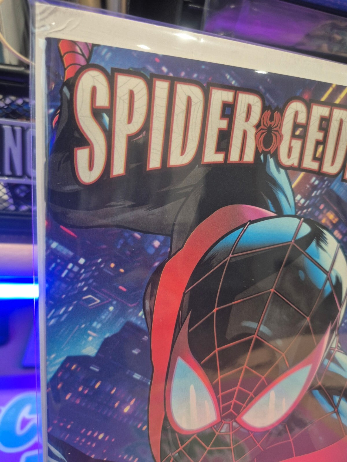 Spider-Geddon #1, 2018, Miles Morales Spider-Man Variant Cover, Key, NM+
