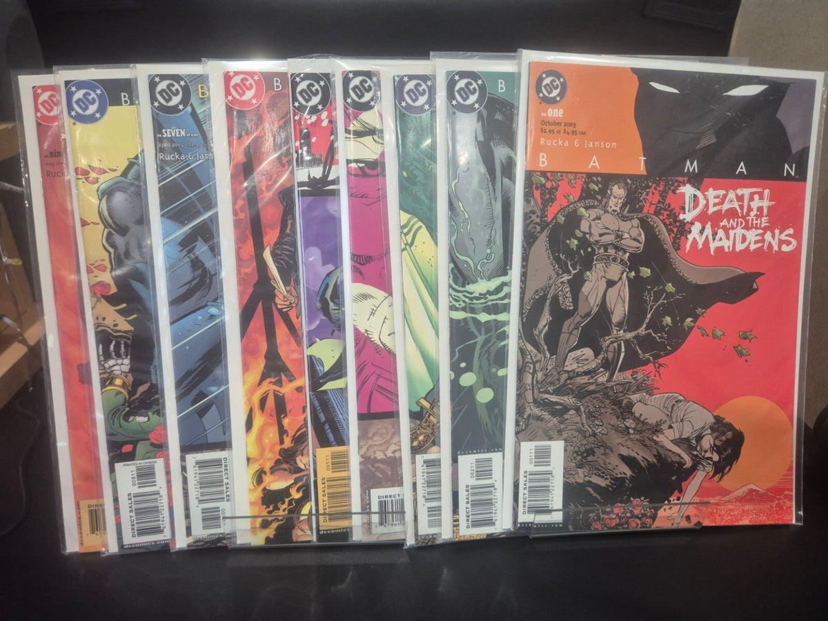 Batman: Death and the Maidens #1-9, 2003, DC Comics, Full Set, All NM
