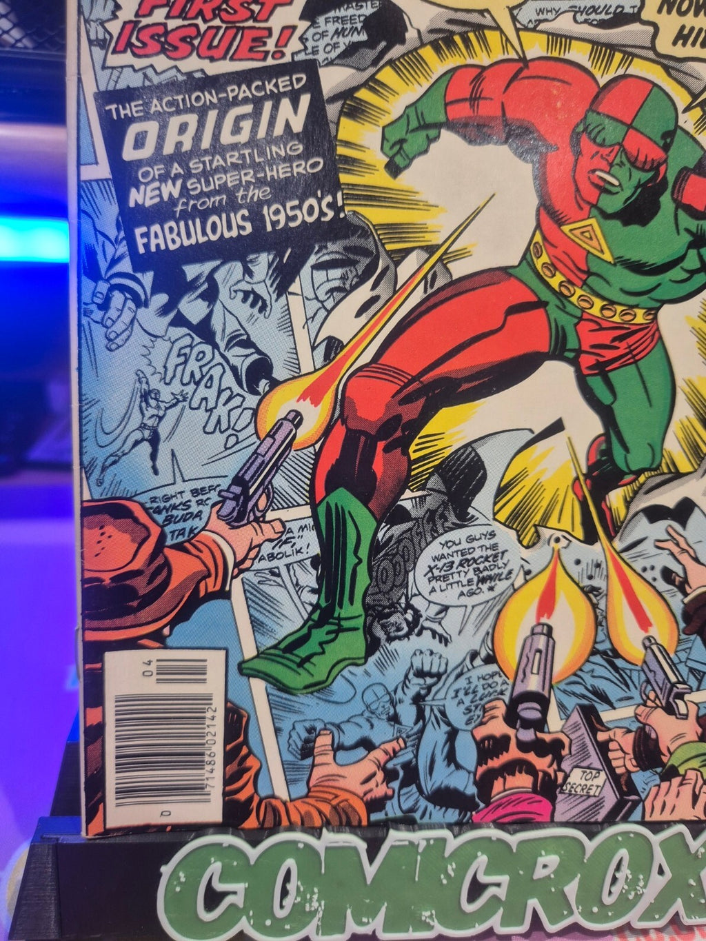 Marvel Premiere #35, 1977, Origin & 1st App 3-D Man, NM- 9.2