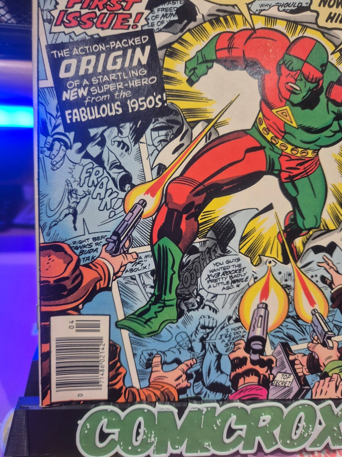 Marvel Premiere #35, 1977, Origin & 1st App 3-D Man, NM- 9.2