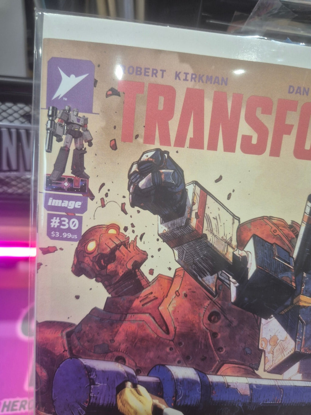 Transformers #30, 2026, Josh Cassara Invincible Team-Up Variant, NM+