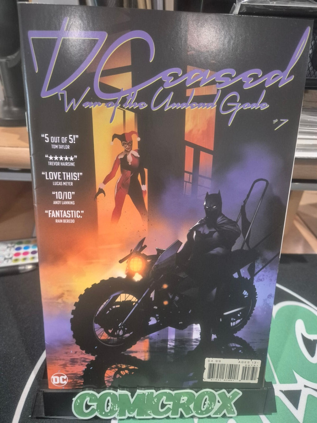 Dceased War of the Undead Gods #1, Purple Rain Homage Cover, VF/VF+