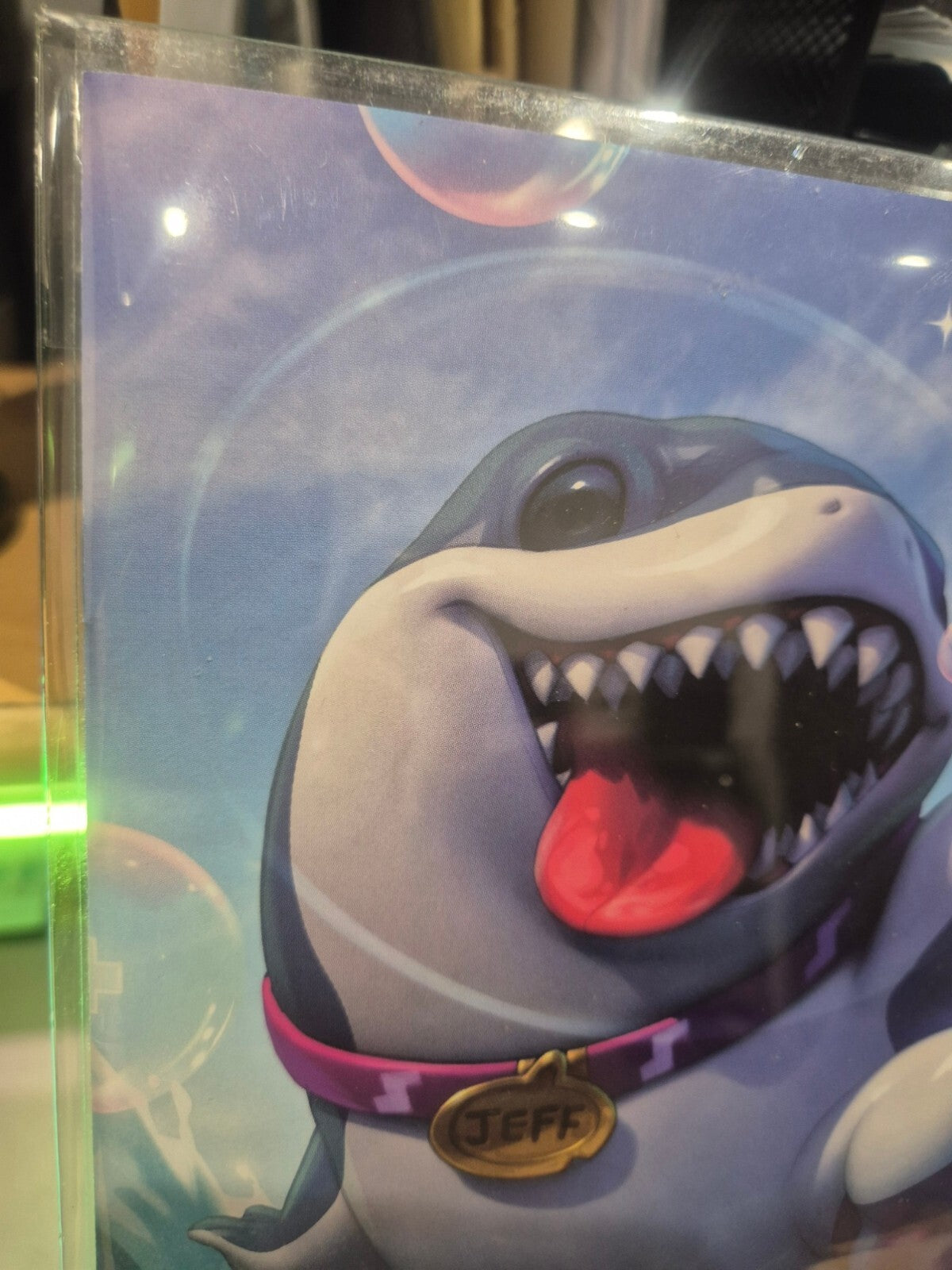 Jeff the Land Shark #1, Artgerm 1:100 Incentive Virgin Variant, NM+ 9.8, Mylar