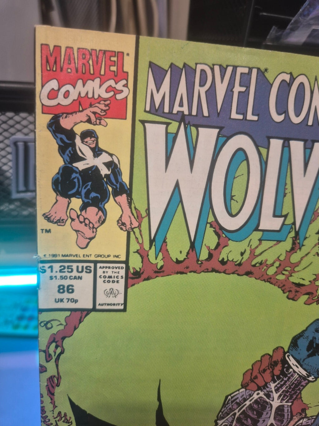 Marvel Comics Presents #72, 1991, Wolverine, 1st Appearance Cyber,  VF+