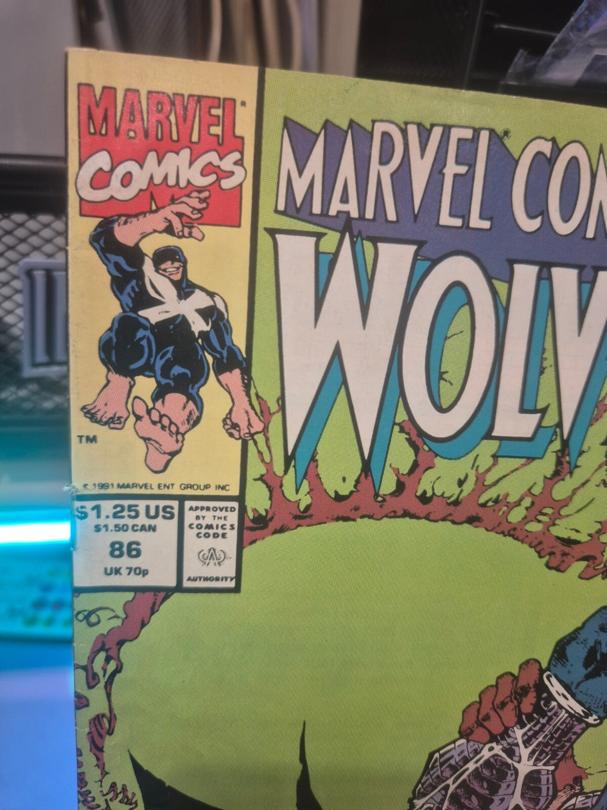 Marvel Comics Presents #72, 1991, Wolverine, 1st Appearance Cyber,  VF+