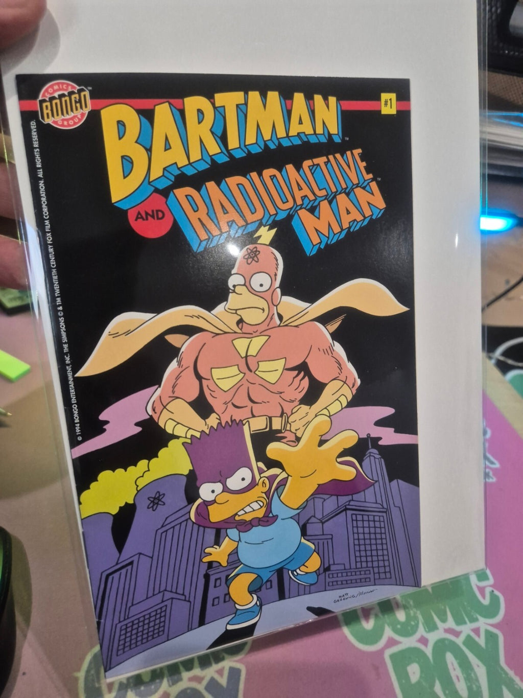 Bartman and Radioactive Man #1, 1994, Ashcan, Rare, Bongo Comics, NM