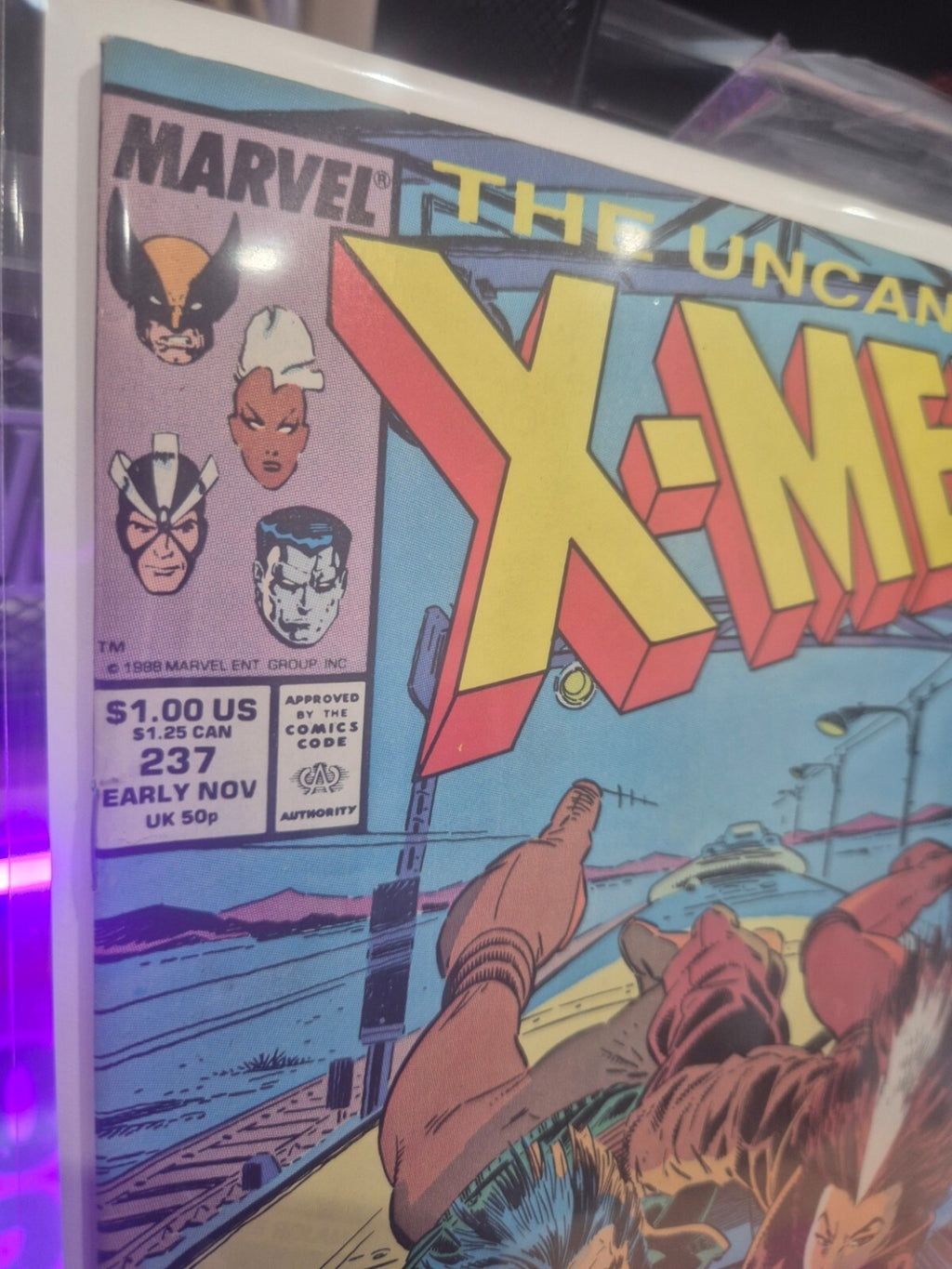Uncanny X-Men #237, 1988, Marvel, High Grade VF/NM