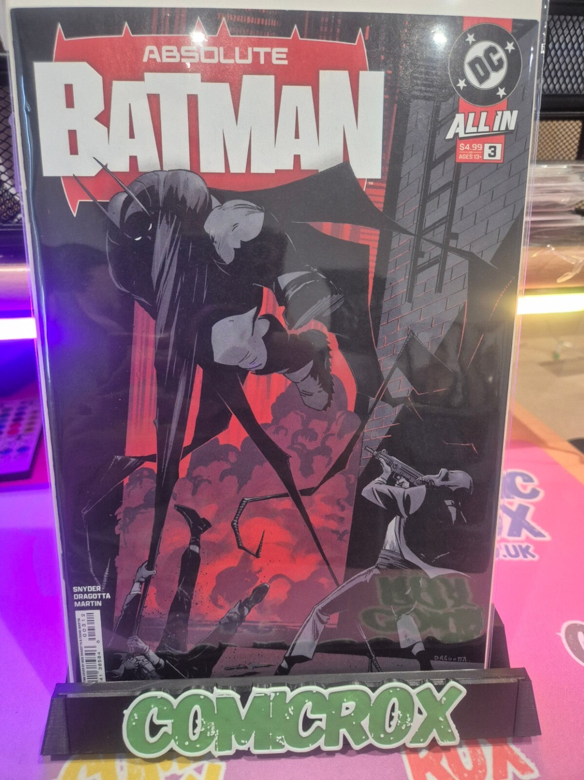 Absolute Batman #3, Second Print, Dragotta Variant, NM