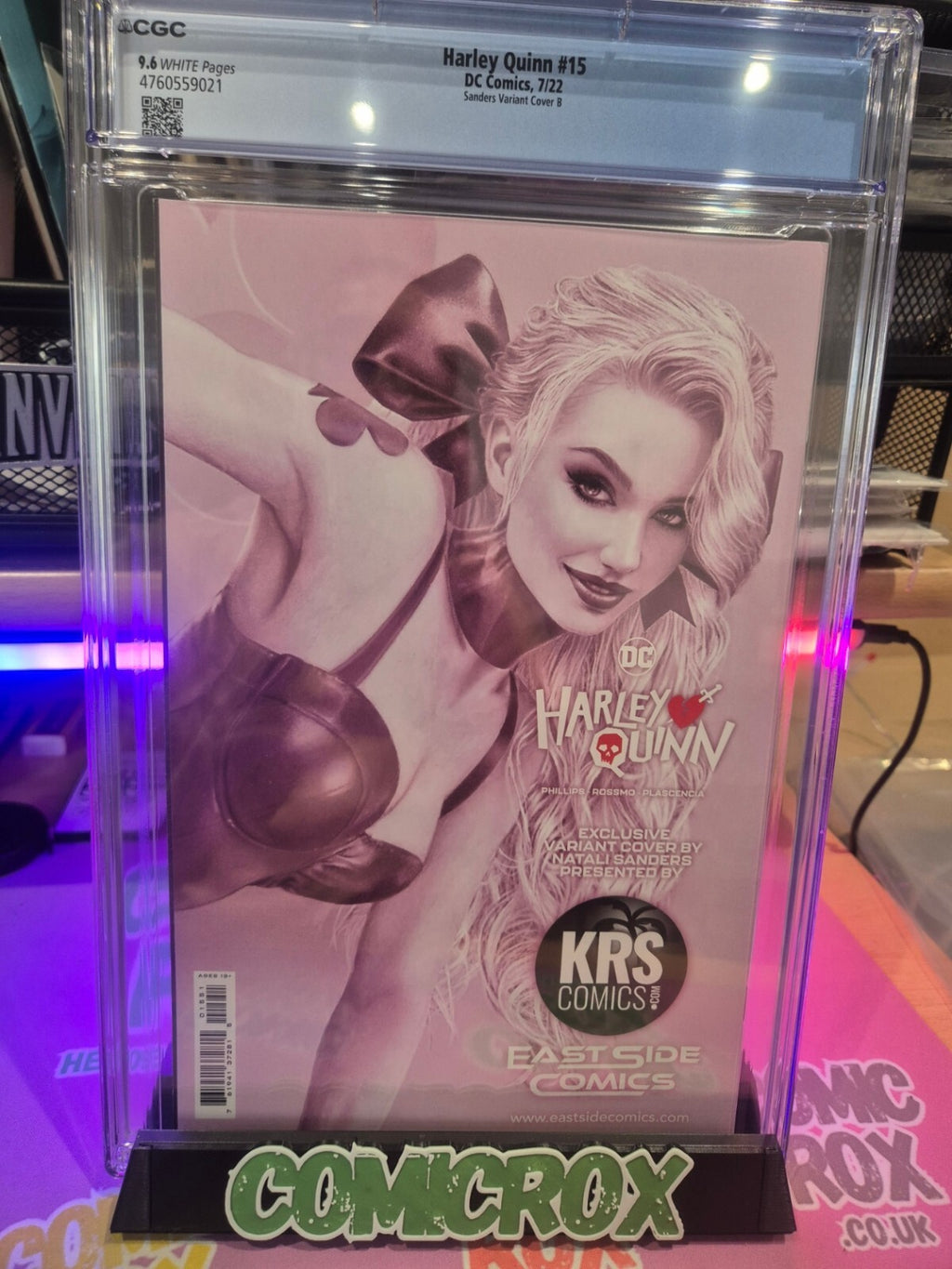 Harley Quinn #15, CGC 9.6, Natali Sanders Exclusive Minimal Variant