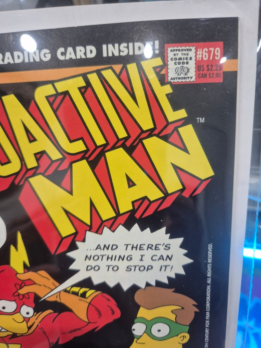 Radioactive Man #679, 1994, Bongo Comics, With Playing Card VF/NM