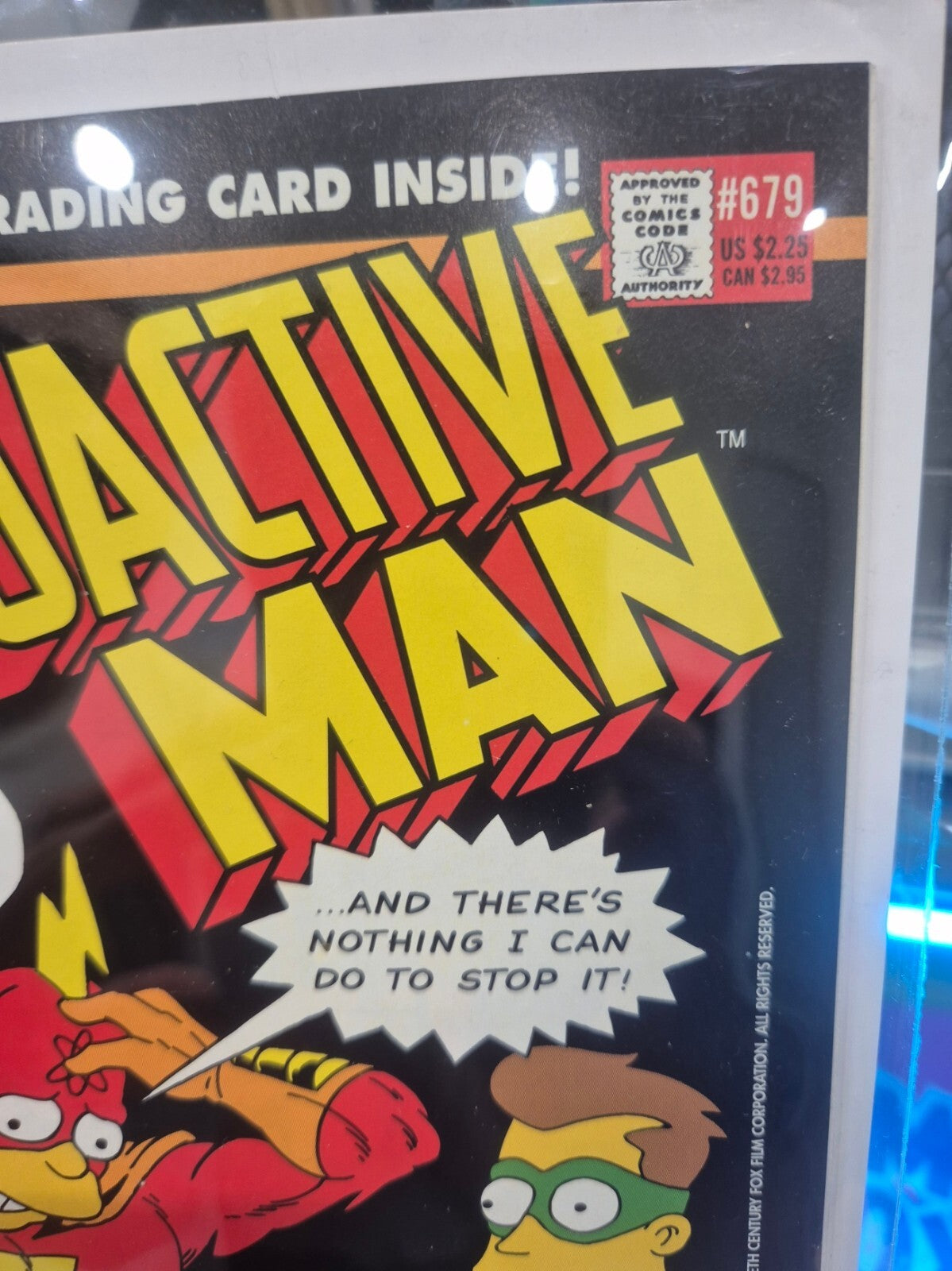 Radioactive Man #679, 1994, Bongo Comics, With Playing Card VF/NM