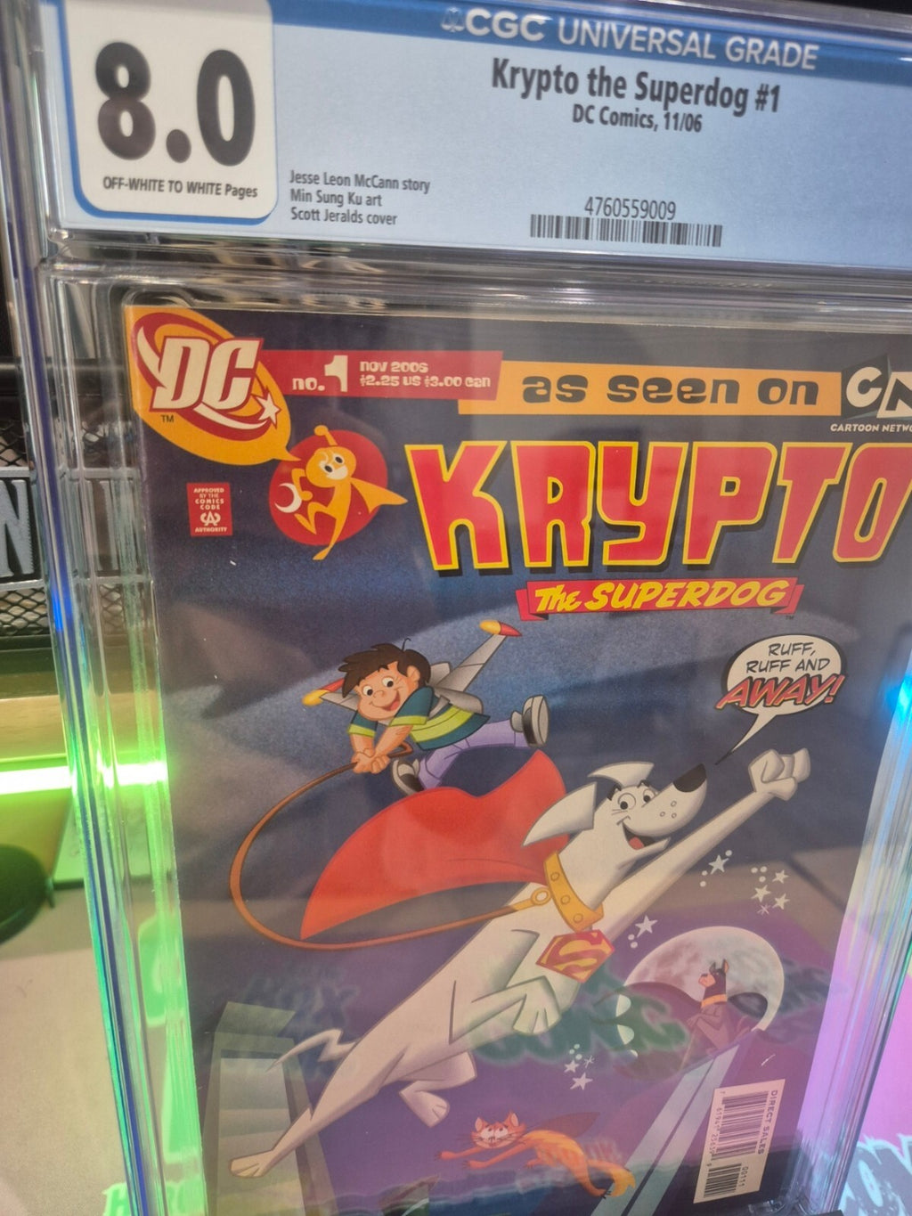 Krypto The Superdog #1, CGC 8.0, 2006, Scott Jeralds Cover