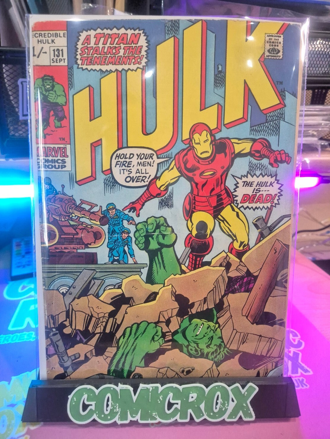 Hulk #131, 1970, 1st App Jim Wilson, FN+
