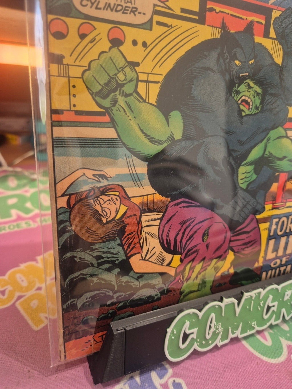 Hulk #161, 1972, Key: Battle of Hulk V Beast, Death of Mimic, FN/VF