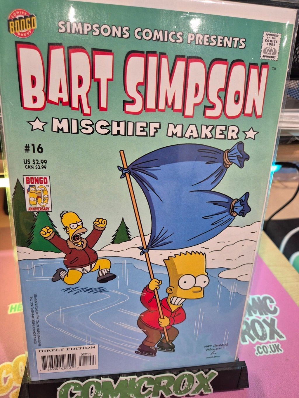 Bart Simpson #16, 2004, Mischief Maker, High Grade NM or Higher