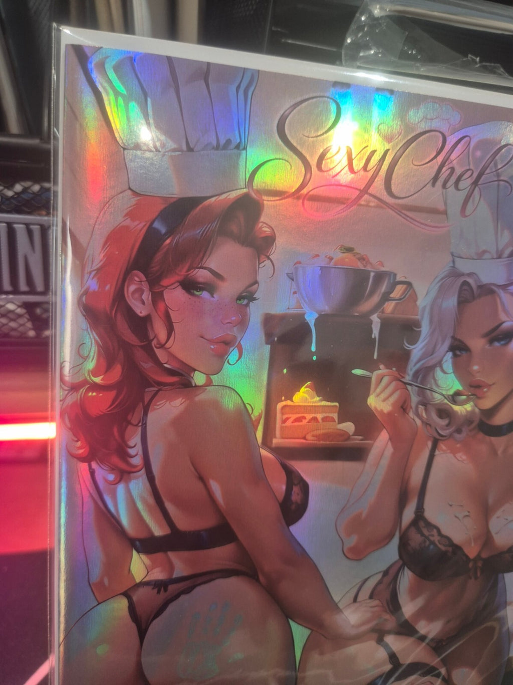 Artist Alley, Mary Jane & Black Cat #1, Naughty Variant, Holo Foil, NM+ 9.8