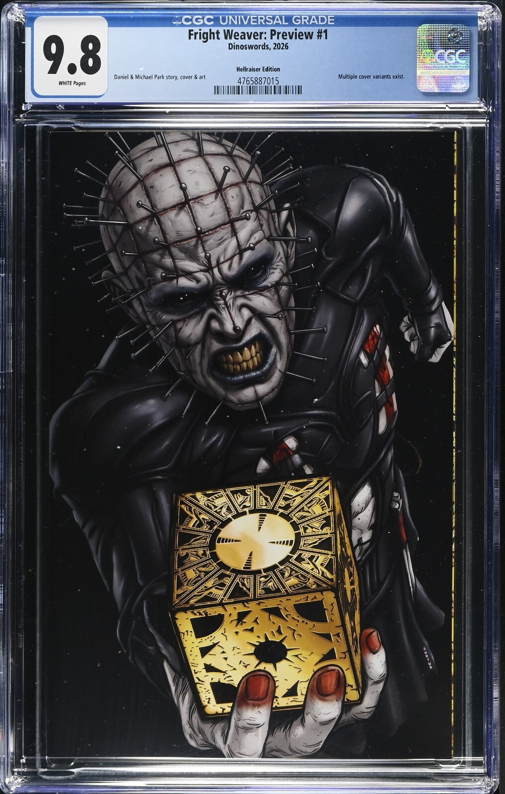 Fright Weaver: Hellraiser #1 CGC 9.8, Pinhead, Dinosword Productions