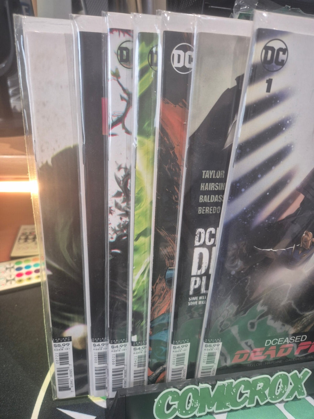 Dceased Dead Planet Set #1-7, Mainly Variants (Movie and Mattina Variants), NM