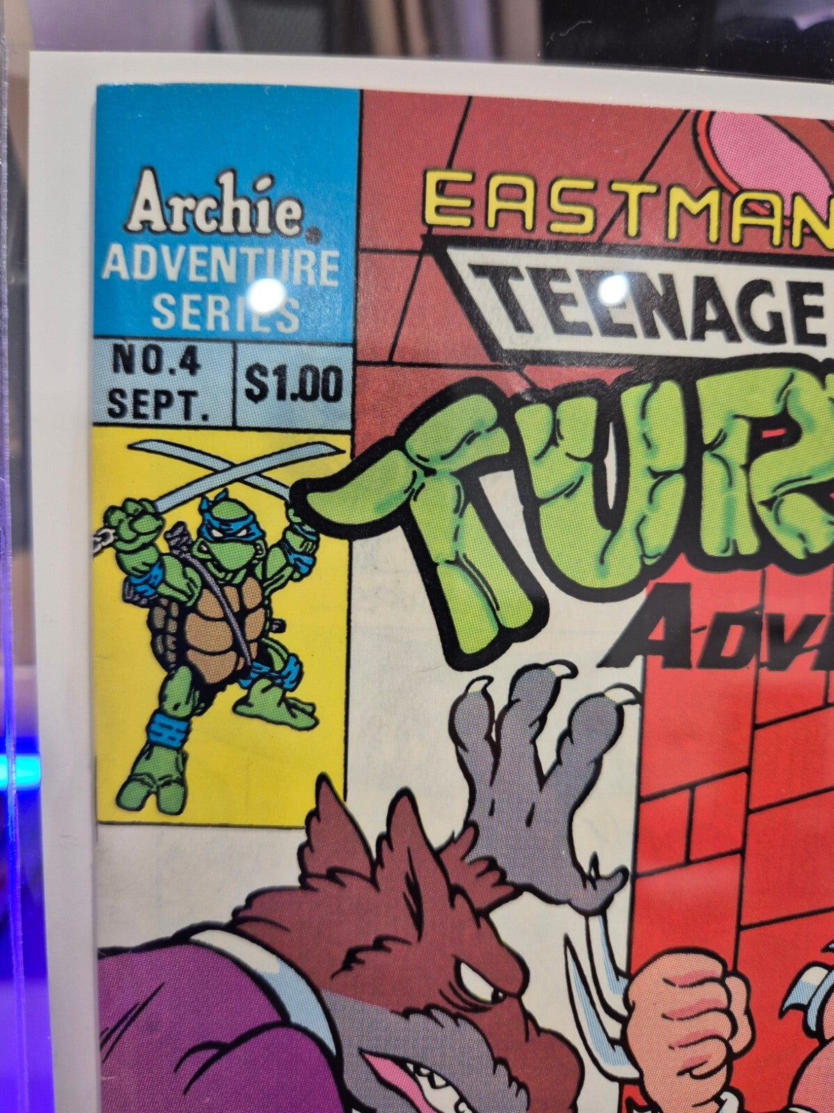 Teenage Mutant Ninja Turtles Adventures #4, 1989, Archies, NM+ 9.6/9.8