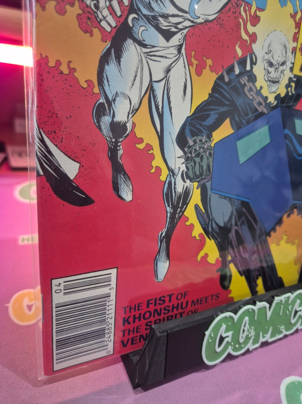 Moon Knight #25, 1st Team-up of Moon Knight and Ghost Rider, 1991, Mint 9.8