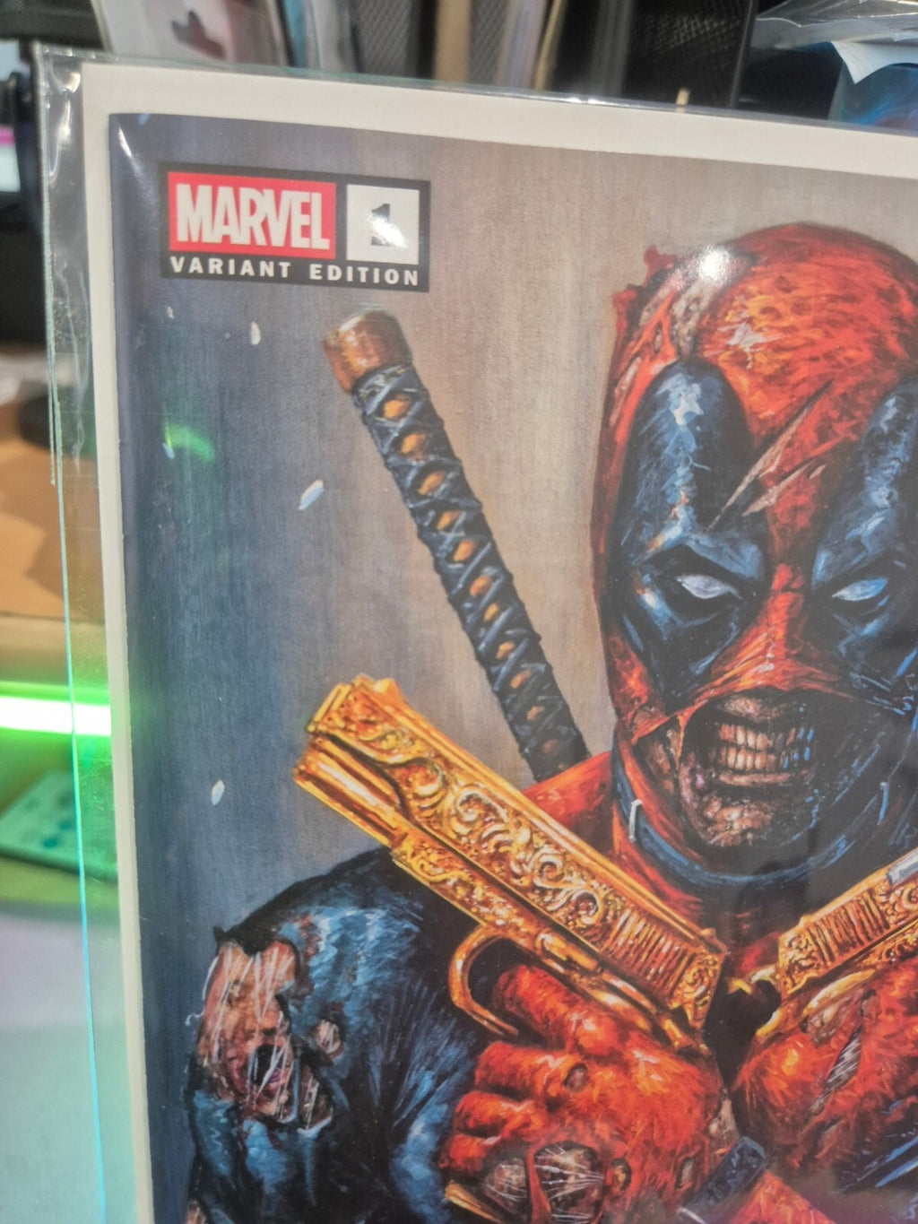 Deadpool: April Pool's Day #1, Signed by Johnny Desjardins with COA, NM