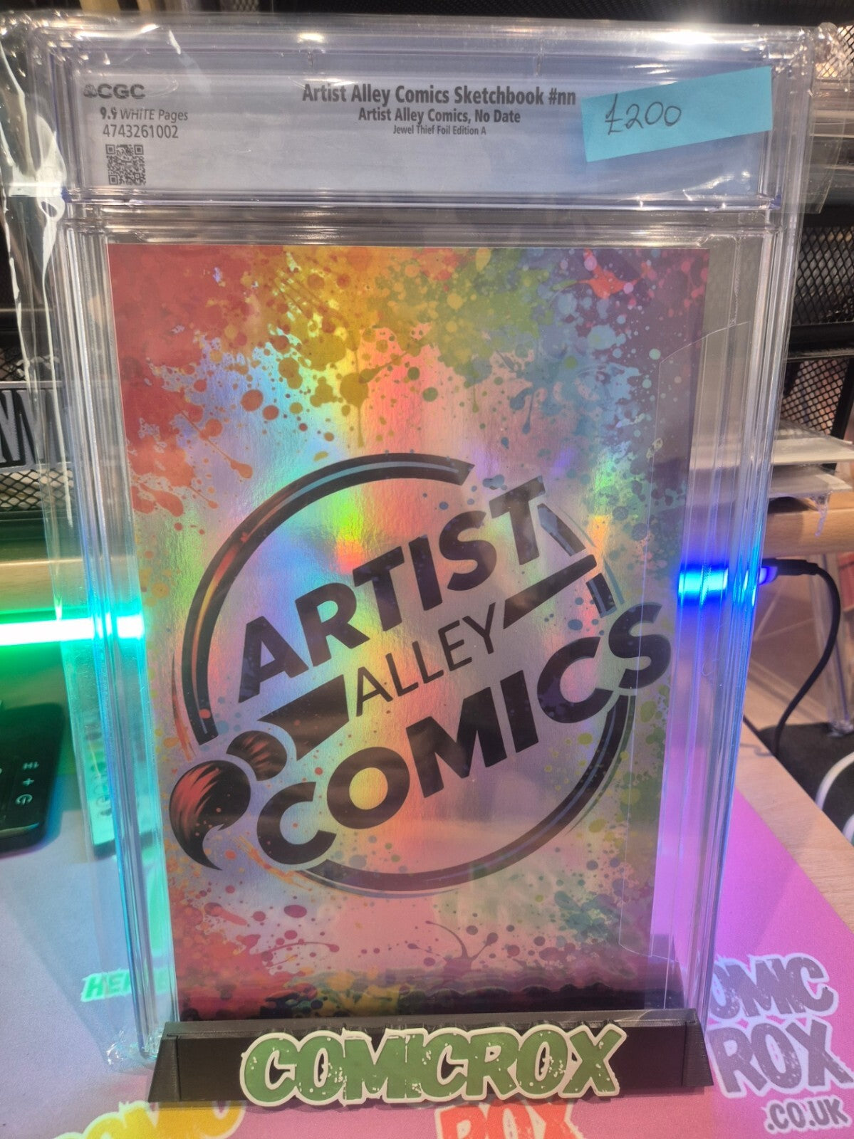 Artist Alley #nn, CGC 9.9 Mint! Spider-Woman, Jewel Thief Foil Edition