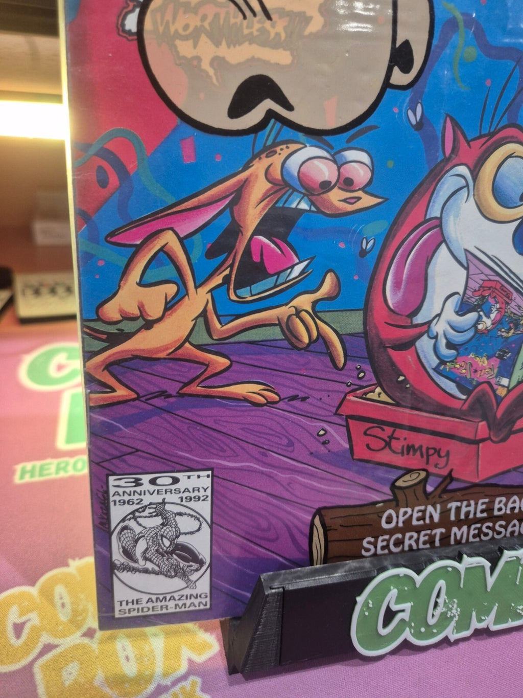Ren & Stimpy Show #1, 1992, Still Sealed in Polybag with Air Freshener VF/NM+