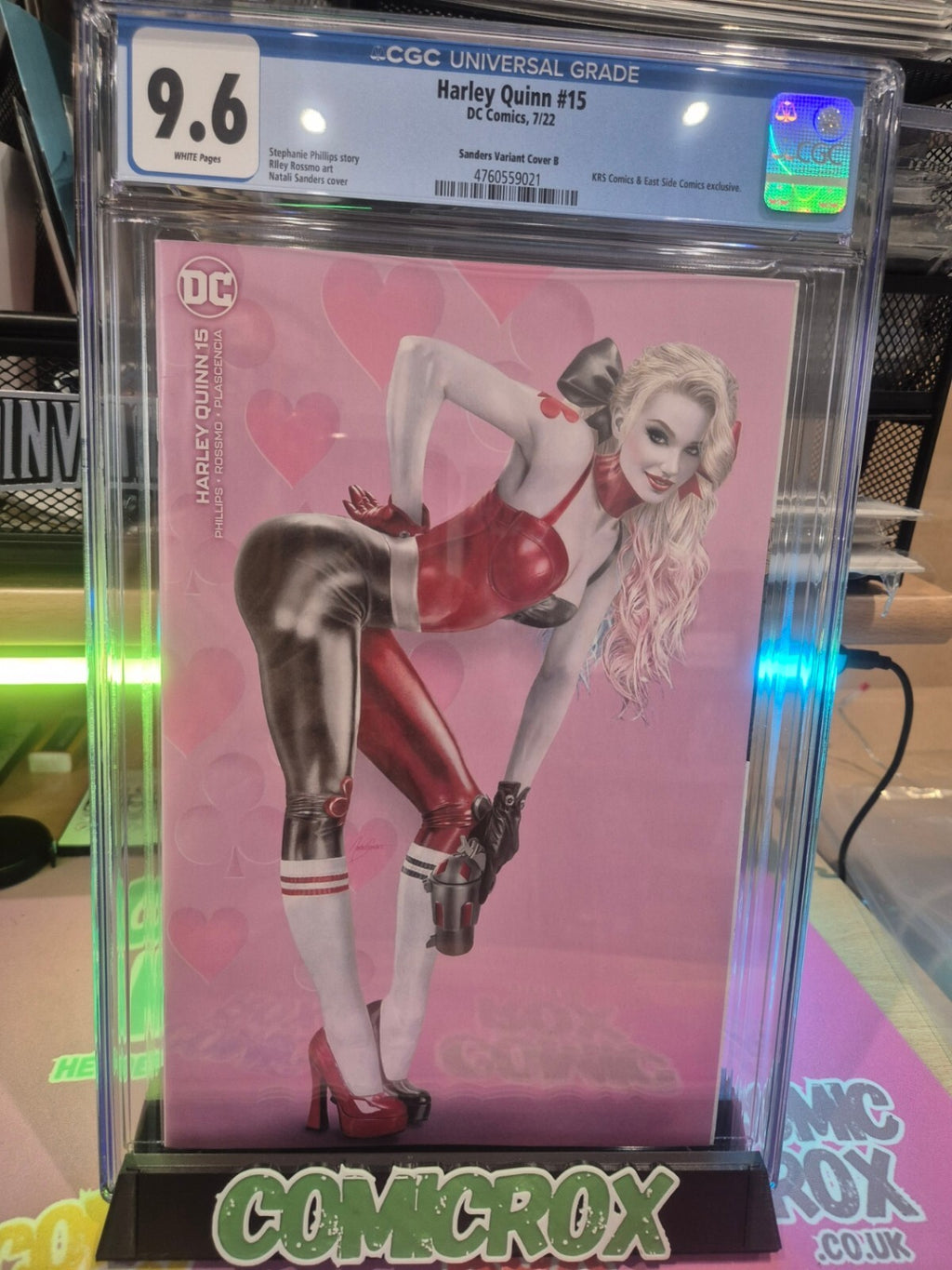 Harley Quinn #15, CGC 9.6, Natali Sanders Exclusive Minimal Variant