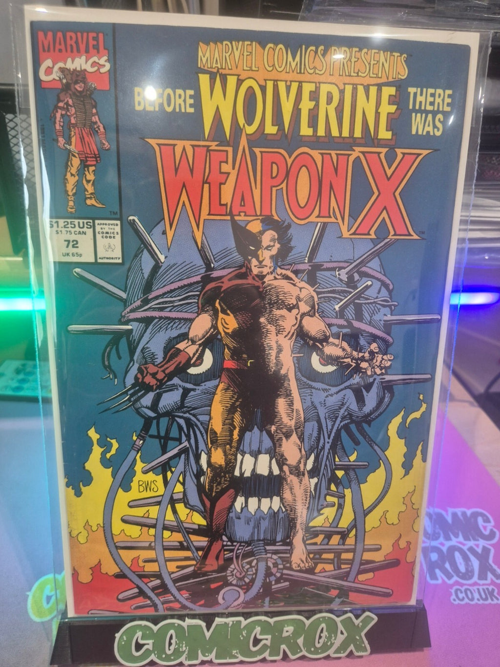 Marvel Comics Presents #72, 1991, Wolverine, 1st Appearance Weapon X,  VF/VF+