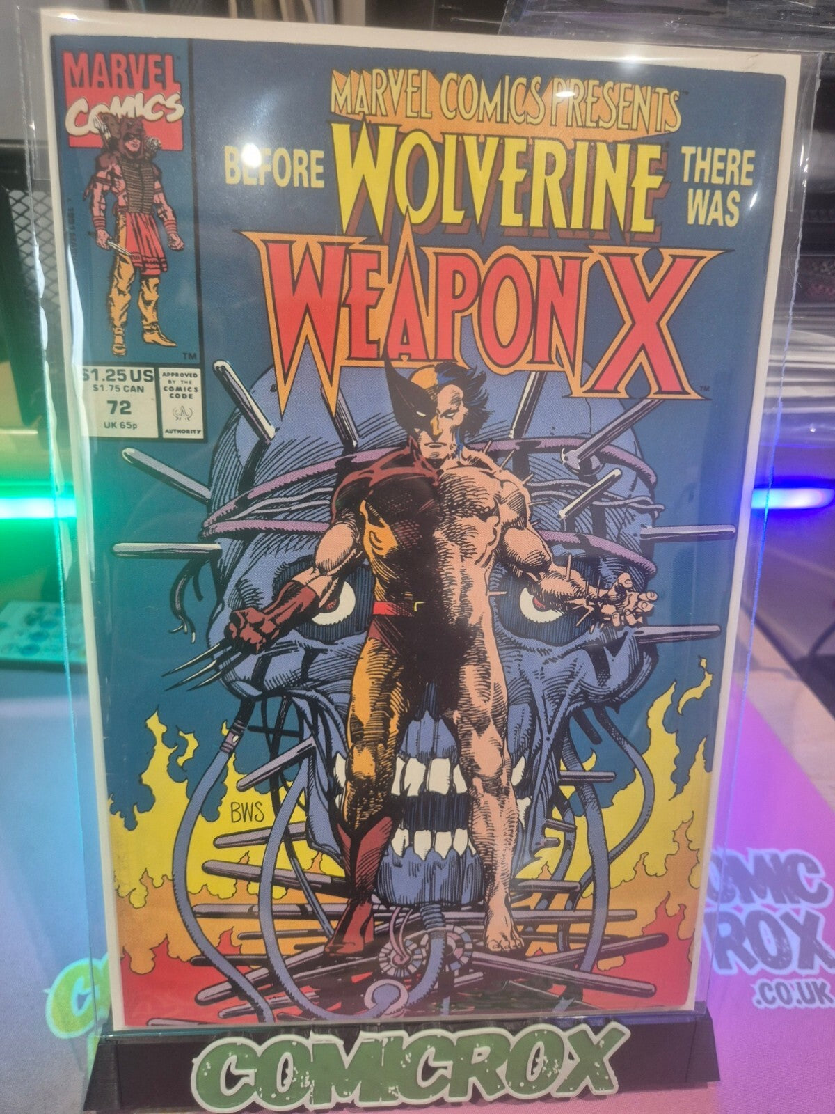Marvel Comics Presents #72, 1991, Wolverine, 1st Appearance Weapon X,  VF/VF+