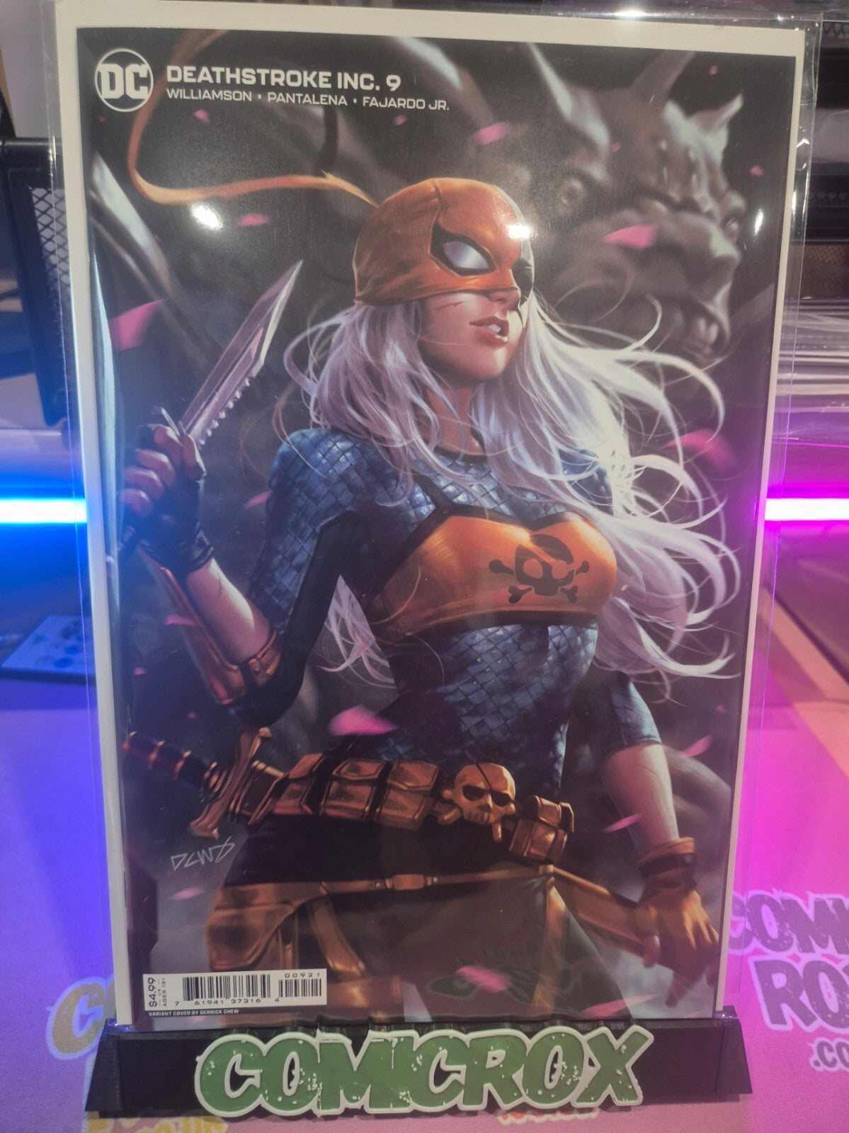 Deathstroke Inc #9, 2022, DC, Derrick Chew Card Stock Variant, NM+