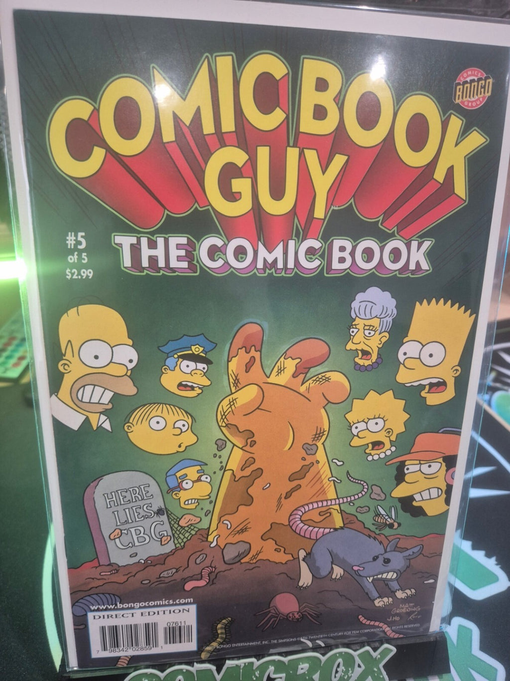 Comic Book Guy #5, 2011, Bongo Comics, Simpsons, NM