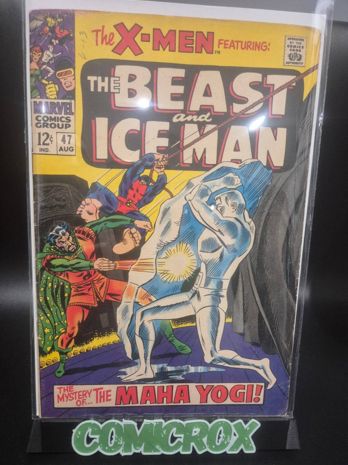Uncanny X-Men #47, 1968, Ice-Man, Silver Age Marvel,  FN+