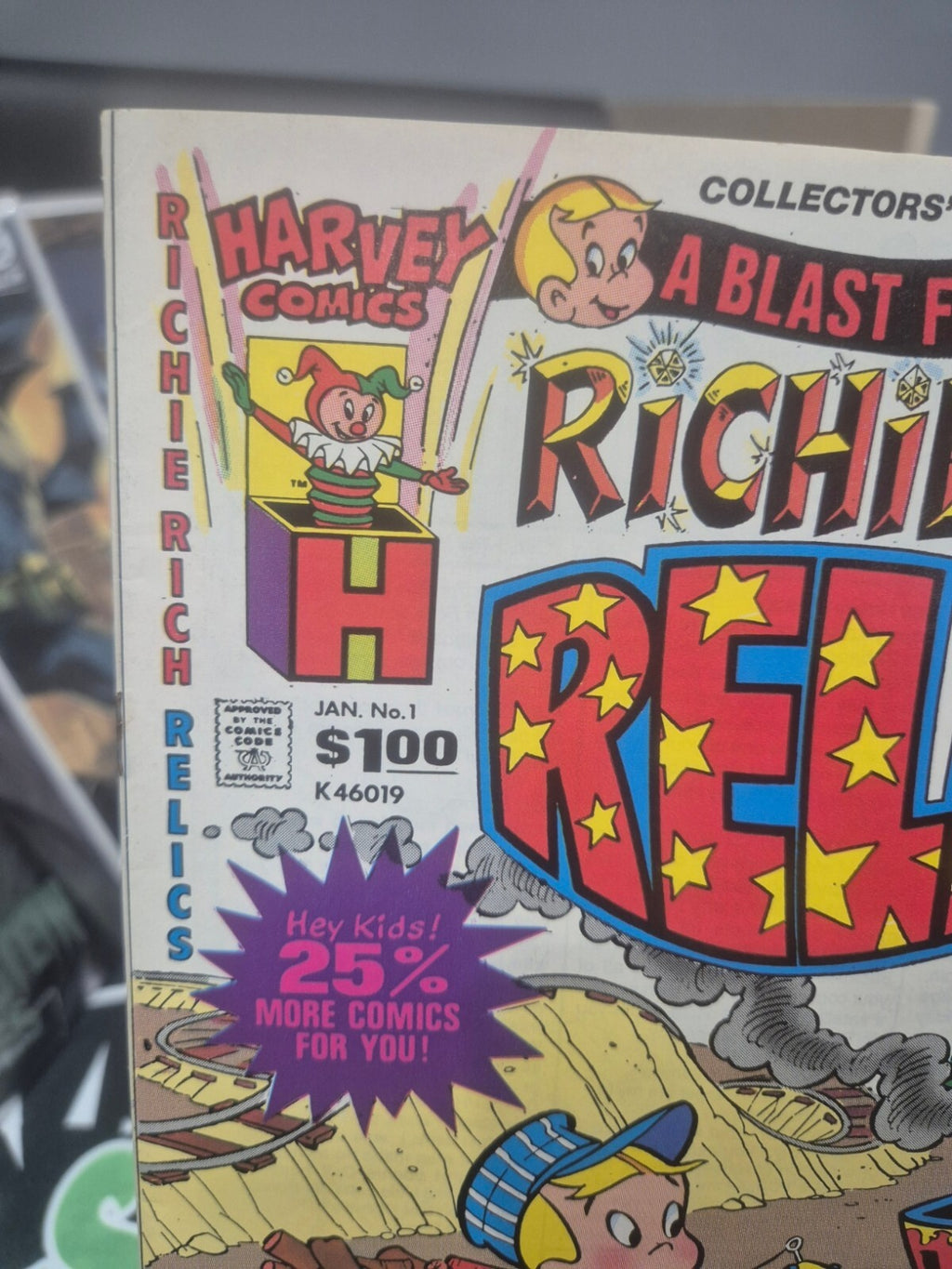 Richie Rich Relics #1, 1988, Harvey Comics, NM- 9.2
