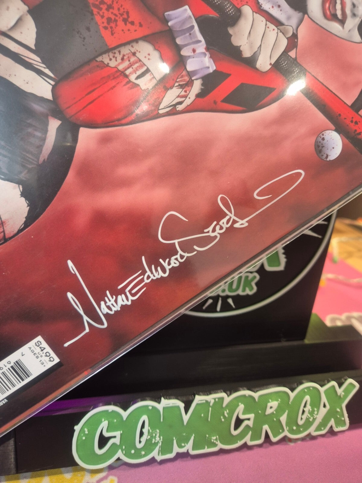 DC vs Vampires #11, Signed By Nathan Szerdy with COA