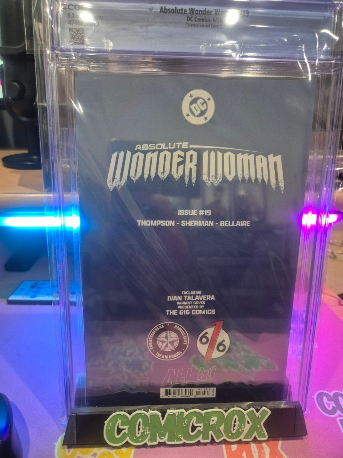 Absolute Wonder Woman #19, CGC 9.2, Iván Talavera Exclusive Virgin Variant