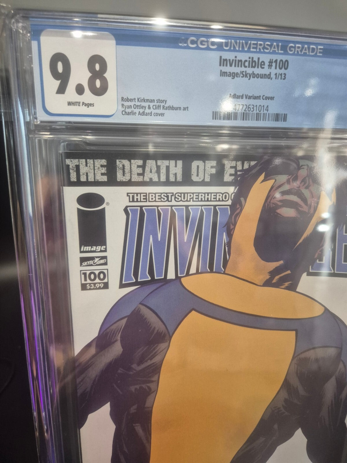 Invincible #100 CGC 9.8, Adlard Variant, 100th Milestone Issue