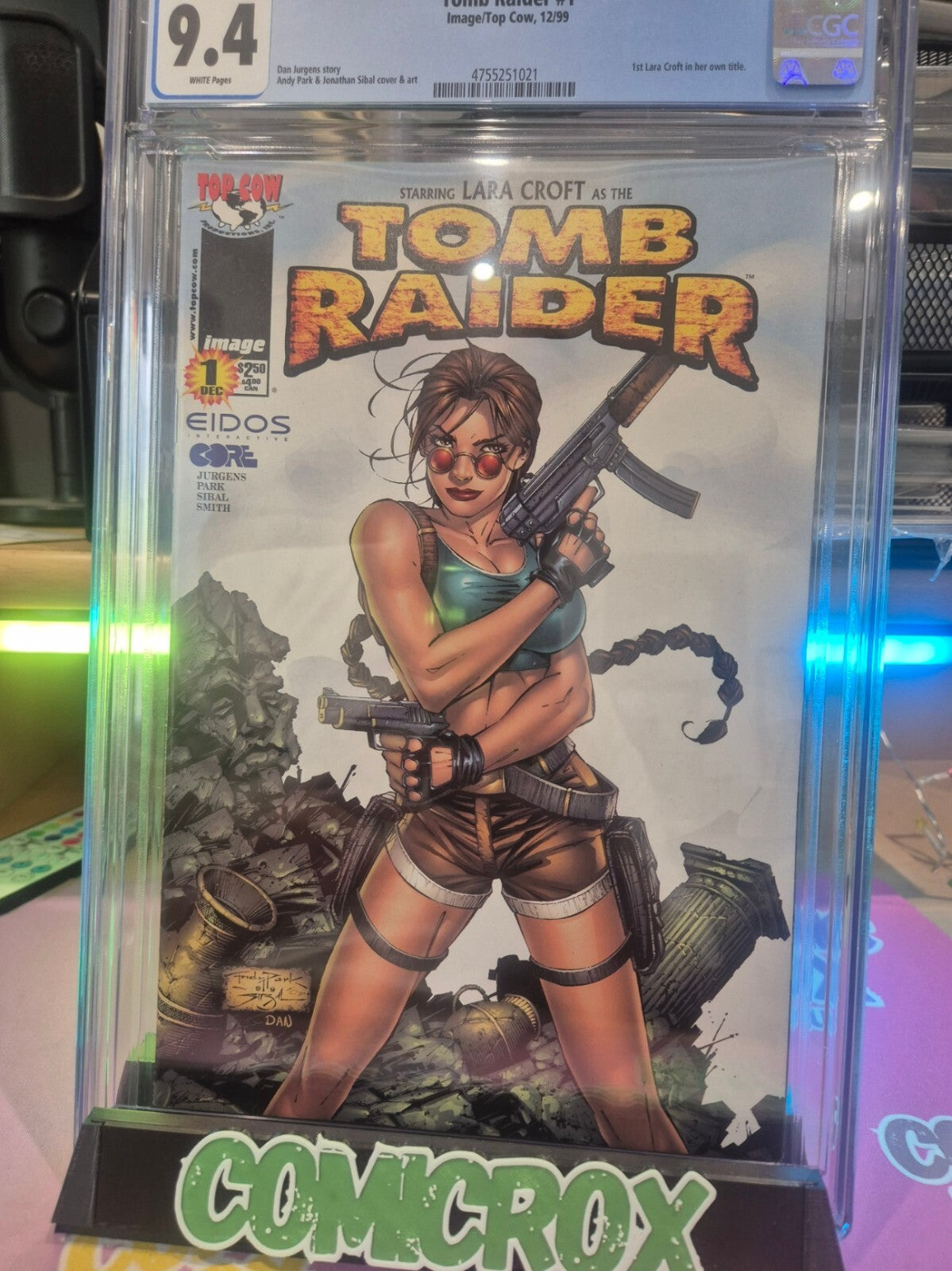 Tomb Raider #1, CGC 9.4, 1st Solo Series Lara Croft, 1999