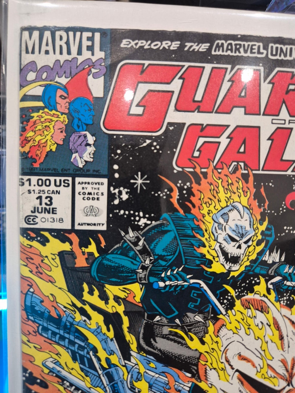 Guardians of the Galaxy #13, 1991, 1st app. Spirit of Vengeance, NM-