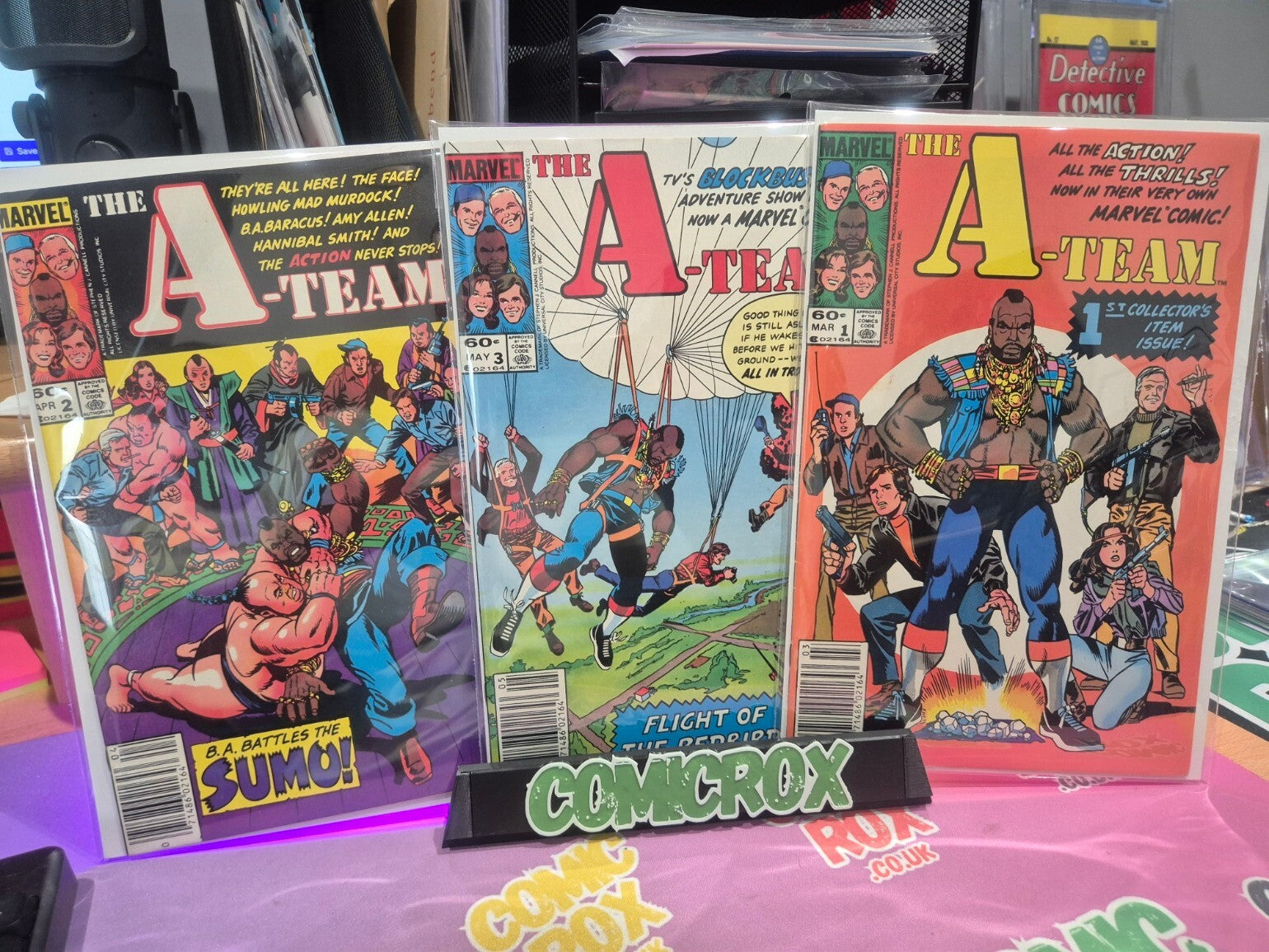 The A-Team Comics, Marvel, 1984, Complete Set #1-3, High Grades
