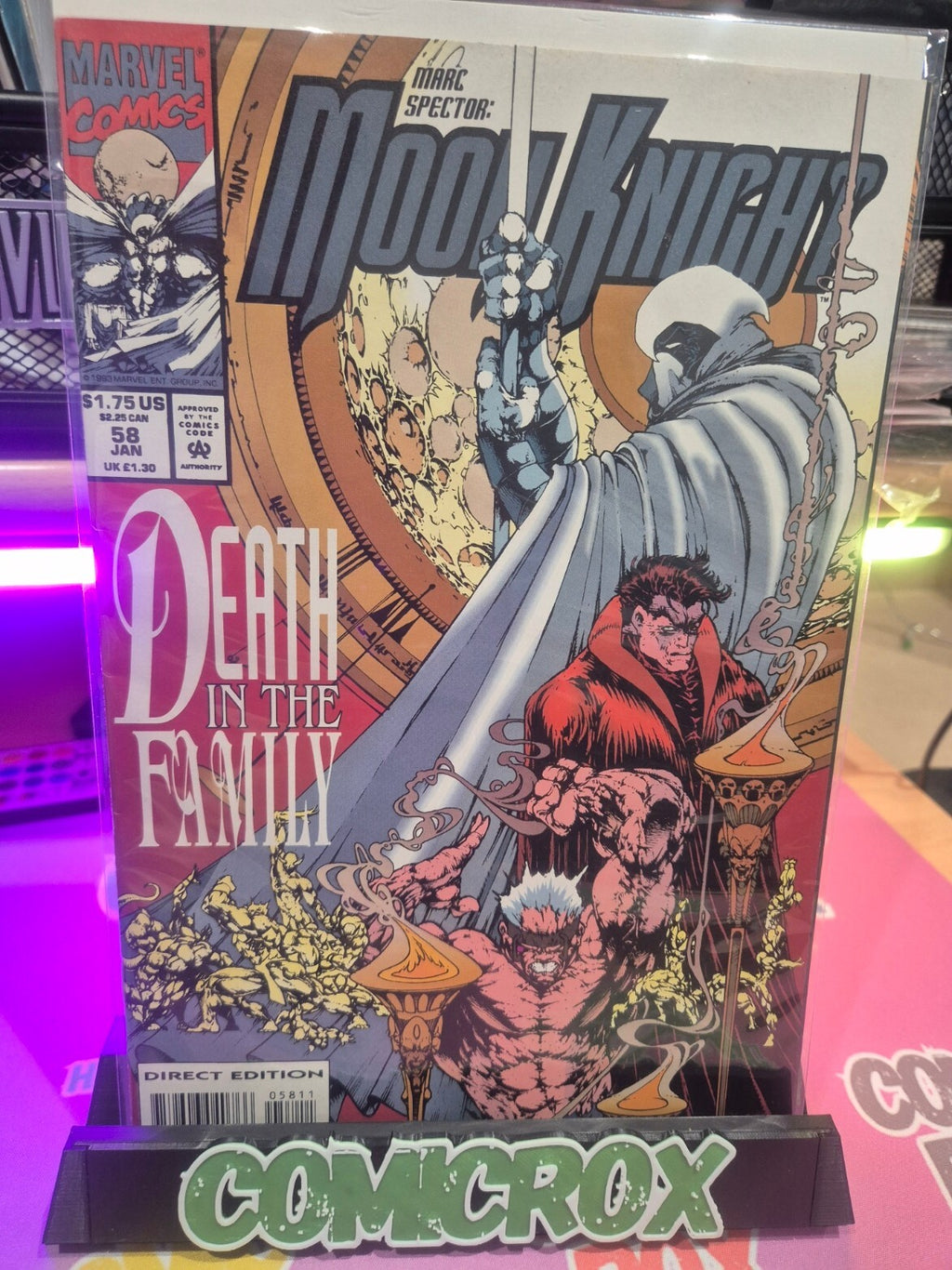 Marc Spector: Moon Knight #58, 1994, Death in the Family (£25 Book), VF+