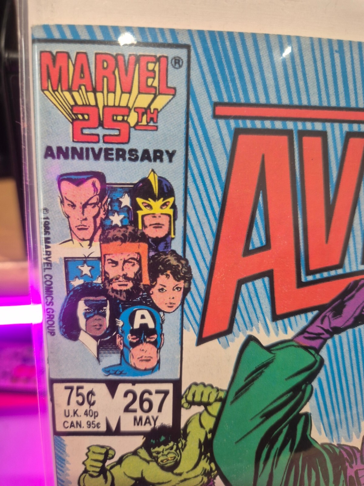 Avengers #267, 1986, 1st App The council of Kings, 9.8 Contender. NM+