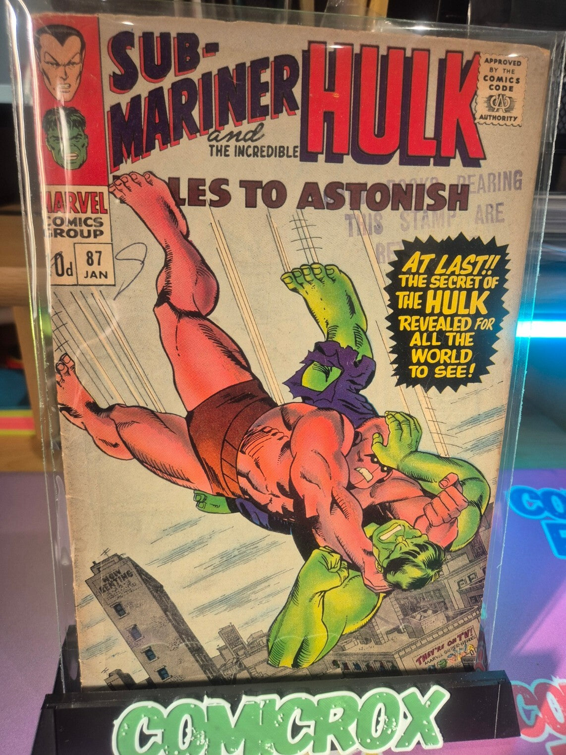 Tales to Astonish #87, 1967, UK Price Variant, High Grade FN / FN+