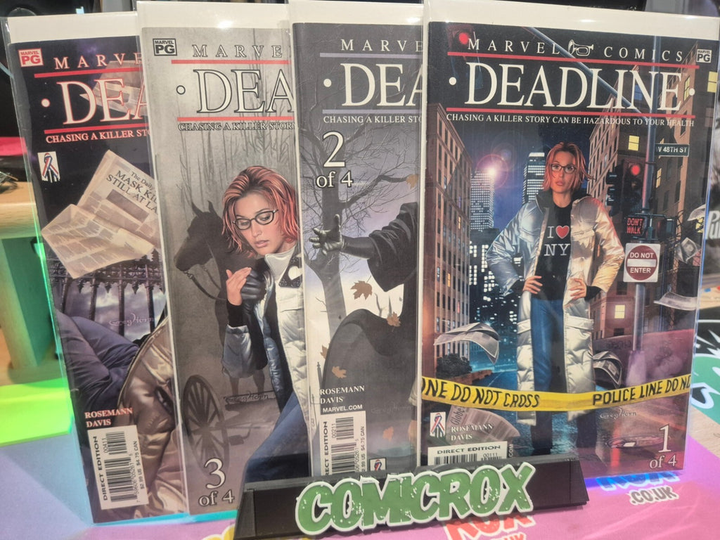 Deadline, Marvel Comics Complete Set #1-4 (4 Books), 2002, Scarce, All NM