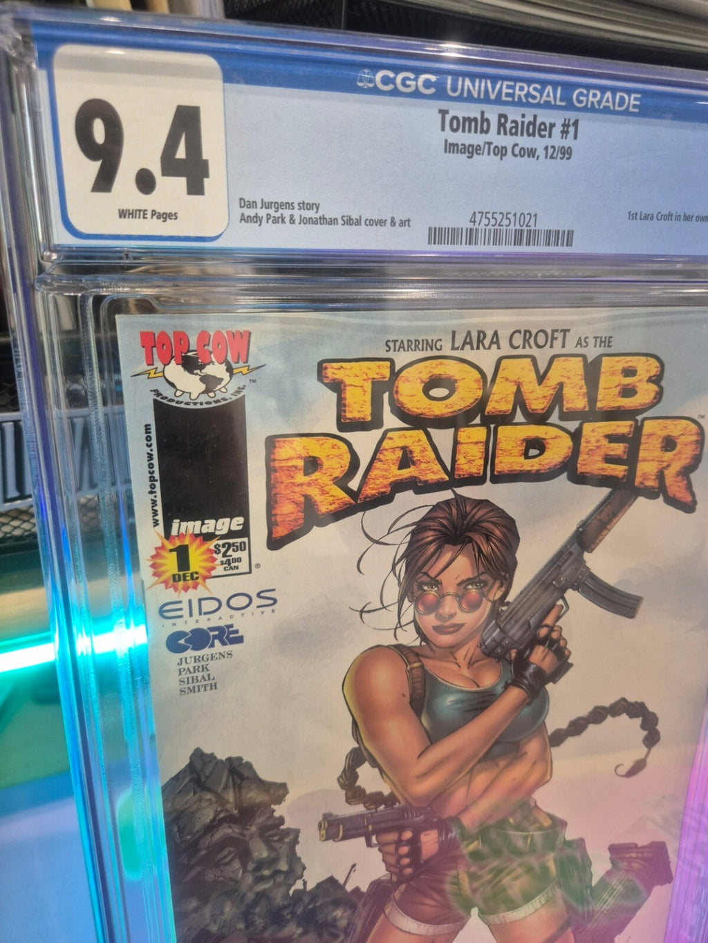Tomb Raider #1, CGC 9.4, 1st Solo Series Lara Croft, 1999